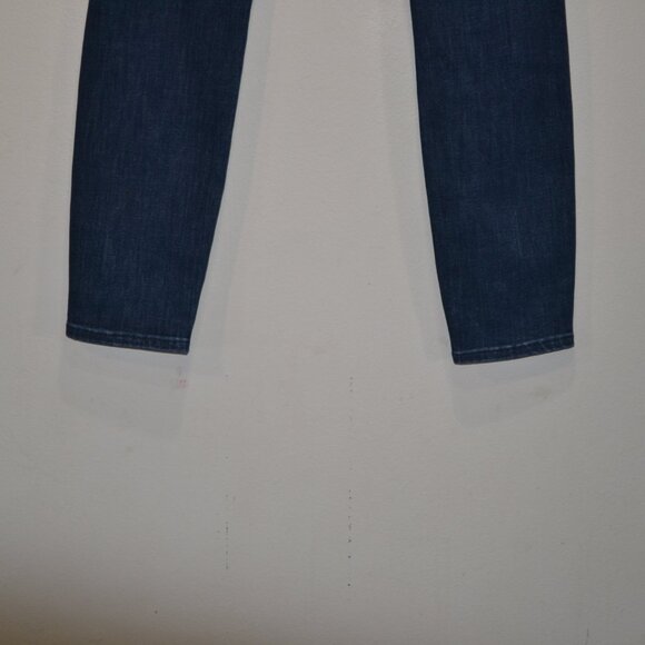 Pistola Womens 27 Blue Denim Straight Leg 5 Pocket Skinny Ankle Relaxed Jeans - Picture 5 of 9